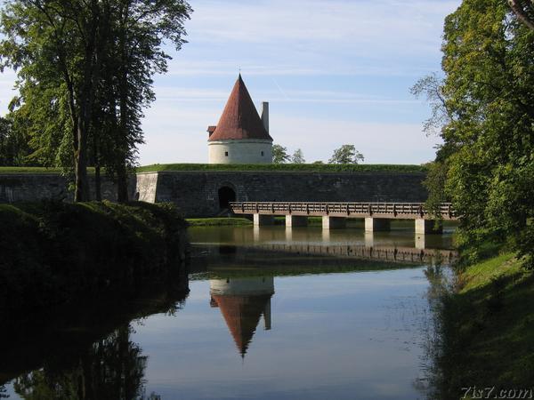 Kuressaare castle wall tower.