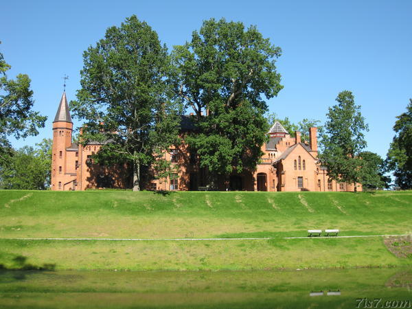 Back of Sangaste castle