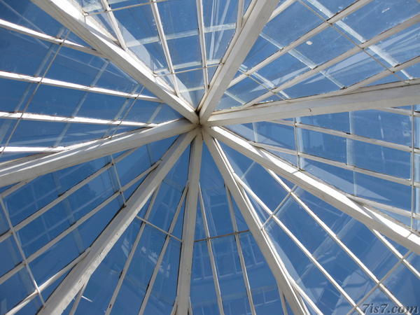 Glass ceiling above ball room in Sangaste