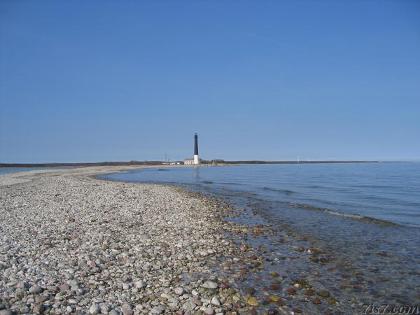 Sõrve lighthouse seen from a 
distance