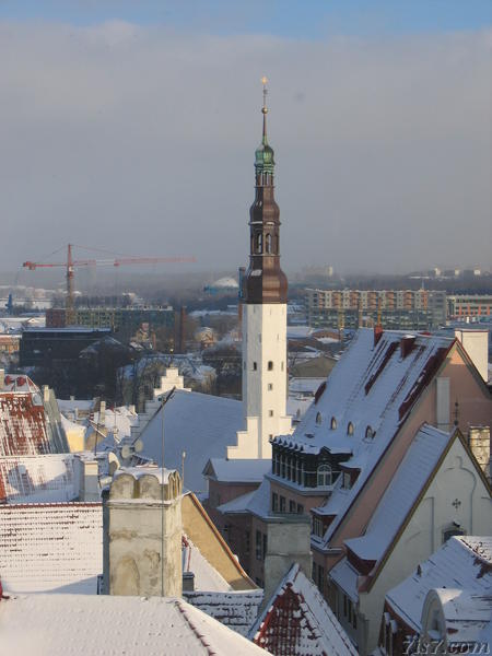 Pühavaimu Kirik church tower seen from Toompea