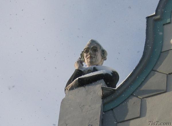 Man on roof