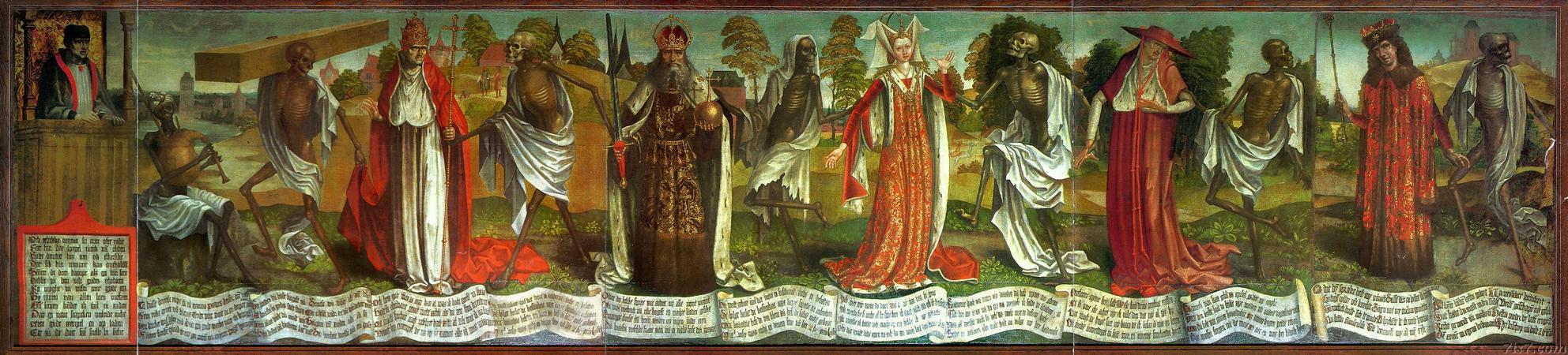 Danse Macabre, Totentanz, Surmatants, in Tallinn's St. Nicholas' church, Niguliste kirik
