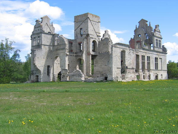 Photo of the ruins of Ungru Manor.