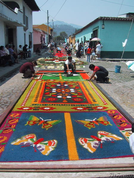 semana santa guatemala alfombras. alfombras de semana santa en