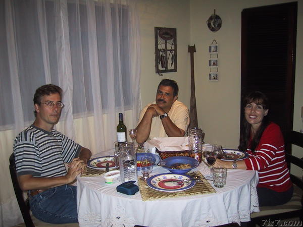 Dinner with Emilio and Julietta