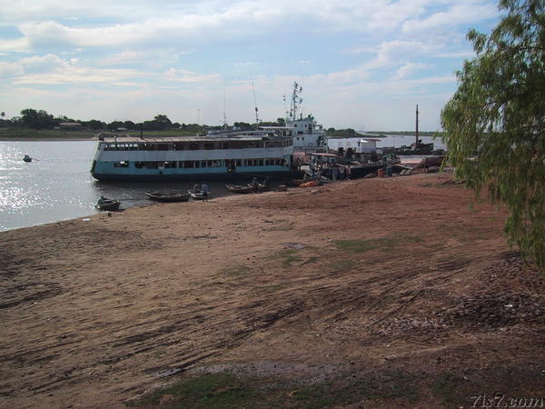 Aquidaban Riverboat in Harbor