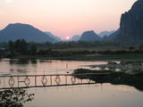 Sunset in Vang Vieng