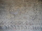 Angkor Wat Mural - Battle Scene