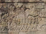 Bayon Mural - Battle Scene
