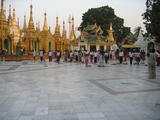Shwedagon Pagoda Cleaning