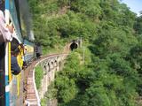 Coonoor Steam Train Crossing a Bridge
