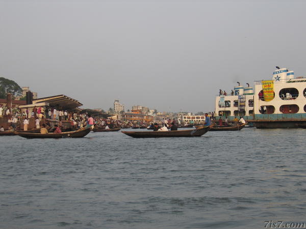 Sadarghat River Traffic