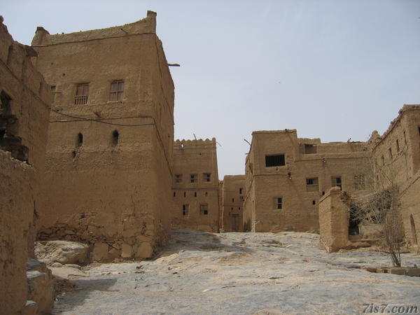 Deserted Streets of an Omani Town